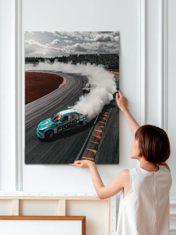 Картина "NASCAR", на стену для интерьера 50х70см 1шт.
