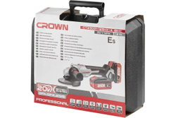 Аккумуляторная углошлифовальная машина CROWN CT23001-125HX-4 BMC