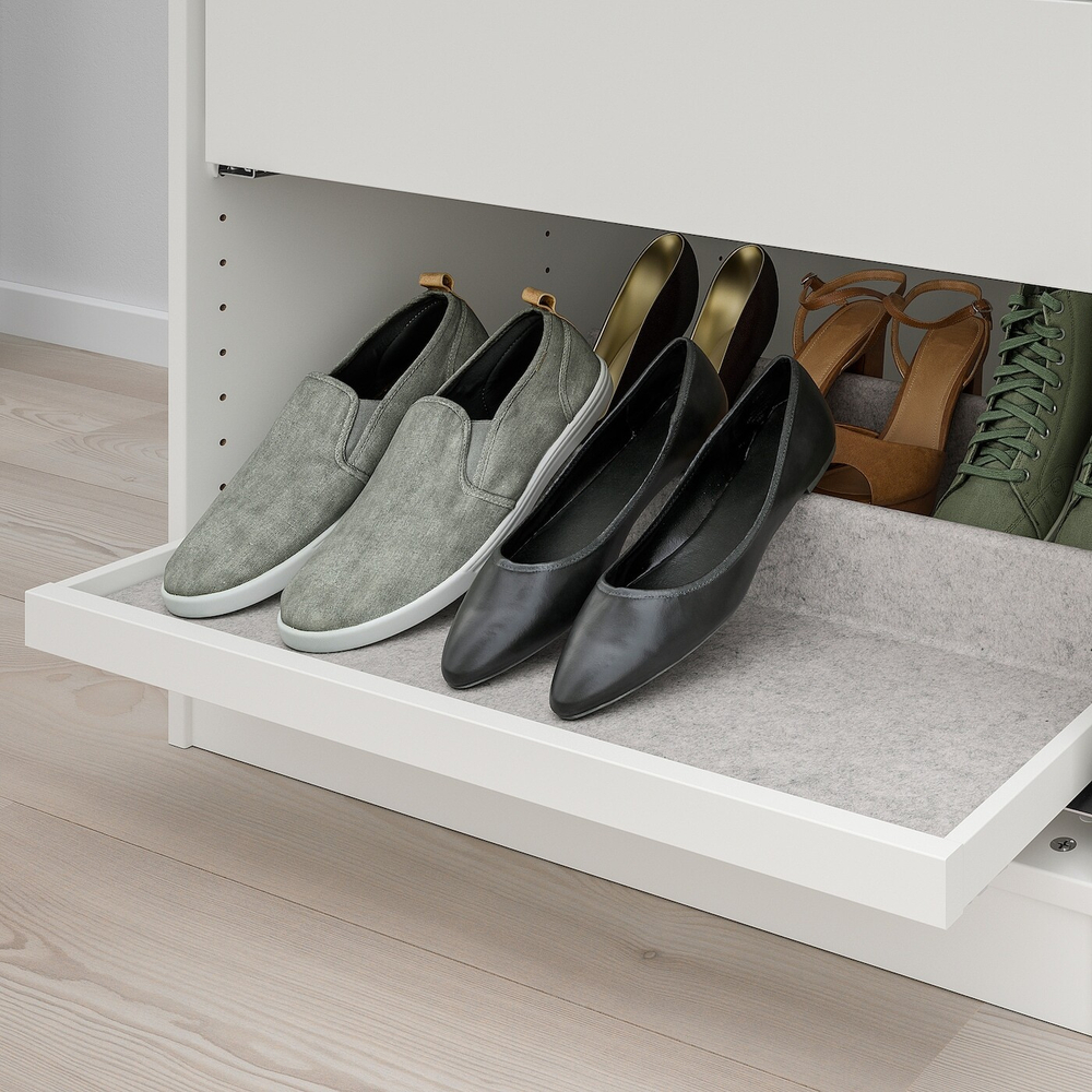 Полка выдвижная IKEA KOMPLEMENT (КОМПЛЕМЕНТ), Белый, 75x58 см