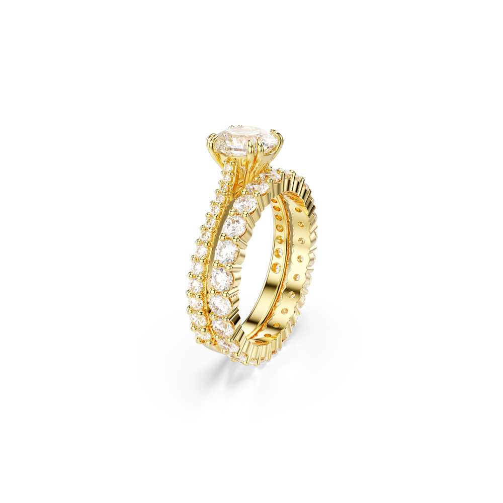 STILLA:RING DOUBLE WHI/GOS 58