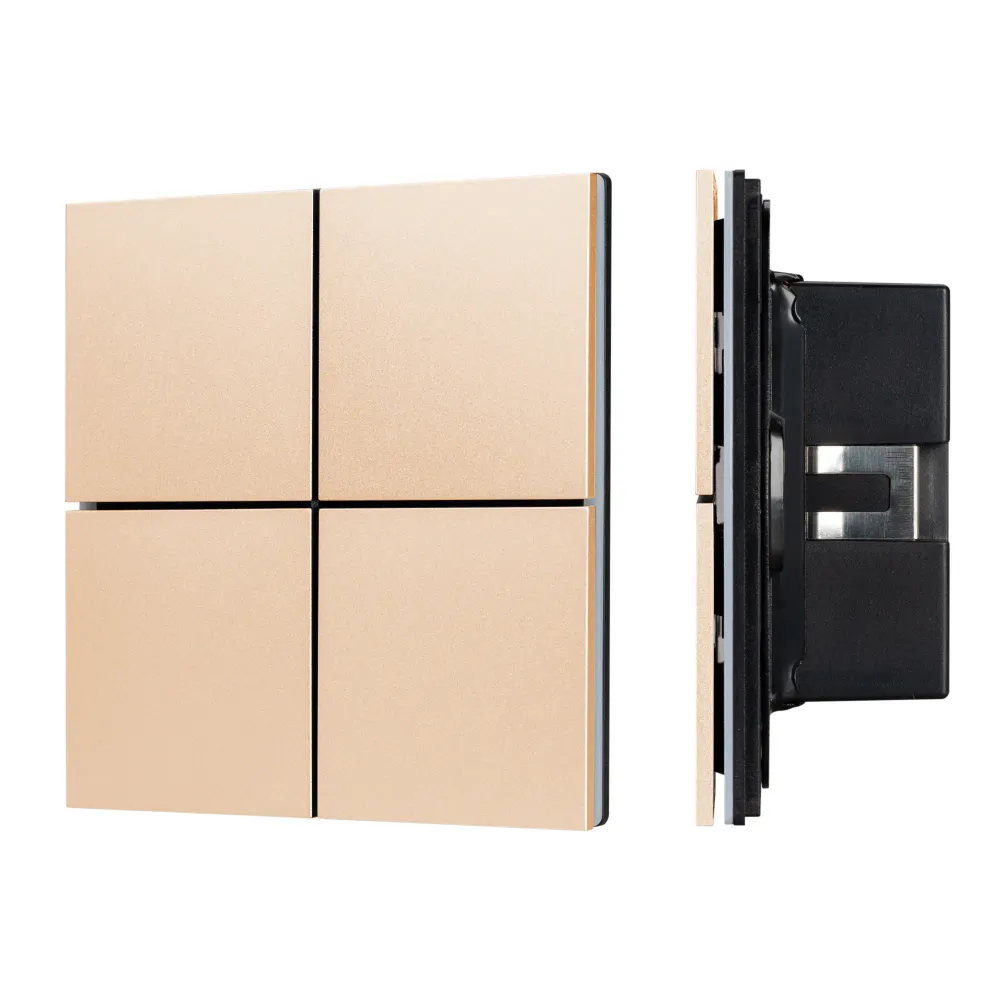INTELLIGENT ARLIGHT Кнопочная панель KNX-304-23-IN Champagne (BUS, Frameless) (IARL, IP20 Металл, 2 года) INTELLIGENT ARLIGHT Кнопочная панель KNX-304-23-IN Champagne (BUS, Frameless) (IARL, IP20 Металл, 2 года)