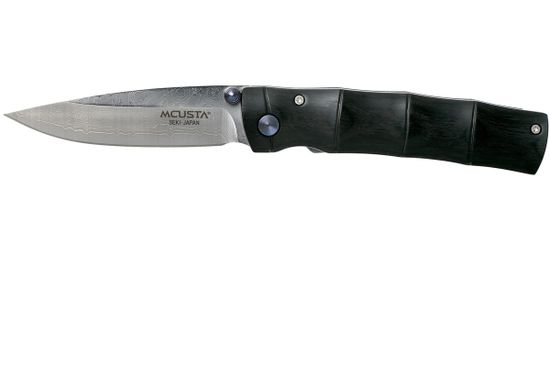 Складной нож Mcusta Shinra Emotion Take MC-0076D c клинком из стали VG-10 San Mai (Laminated Stainlesss Damascus) рукоять дерево