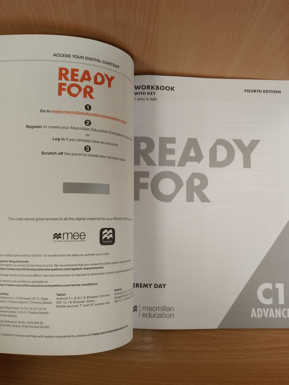 Ready for C1 Advances 4th Edition Workbook and Digital Workbook with Key and Access to Audio