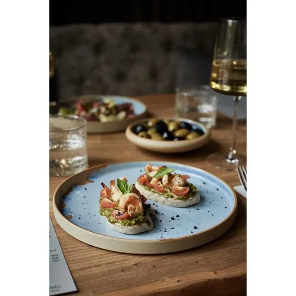 Тарелка с бортом d 26 см h2,2 см 600 мл Blue Panasia P.L. Proff Cuisine [1]