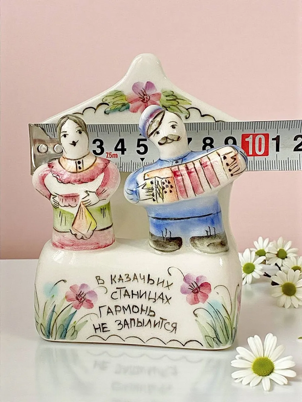 Салфетница из фаянса Казачья забава