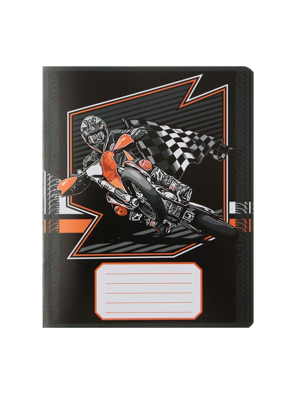 Тетради 10 штук, 18 листов в клетку Calligrata Racing