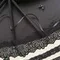 Сетка эластичная чёрная в полоску, Турция