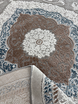 Ковер Armina 03874A Blue/Blue Овал