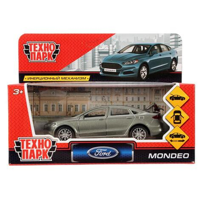 Модель ин. мет. "Ford Mondeo»" 12см, откр дв, багаж, серый. MONDEO-GY (Технопарк)