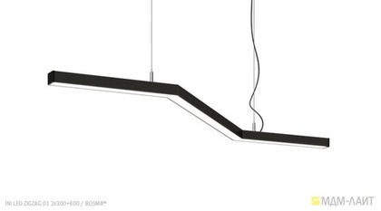 Потолочный светильник INI LED ZIGZAG 01 2x300+600