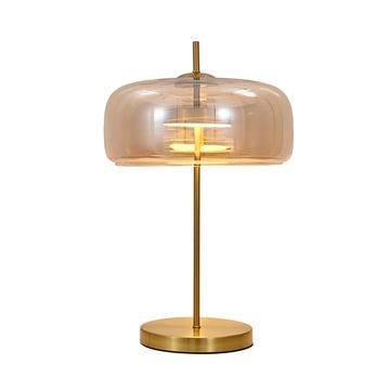 Настольный светодиодный светильник 12W 4000К A2404LT-1AM медь/янтарный Padova Arte Lamp