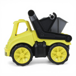 Пластмассовая игрушечная машина Toy Bibib "Большой Мусоровоз" желто-черный (29*19*25 см) сетка