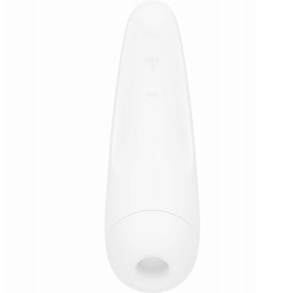 Вакуумный клиторальный стимулятор Satisfyer Curvy 2+ (белый)