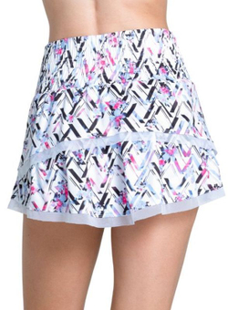 Теннисная юбка Lucky in Love Got The Blues High Waist Wild Bloom 13.5" - разноцветный