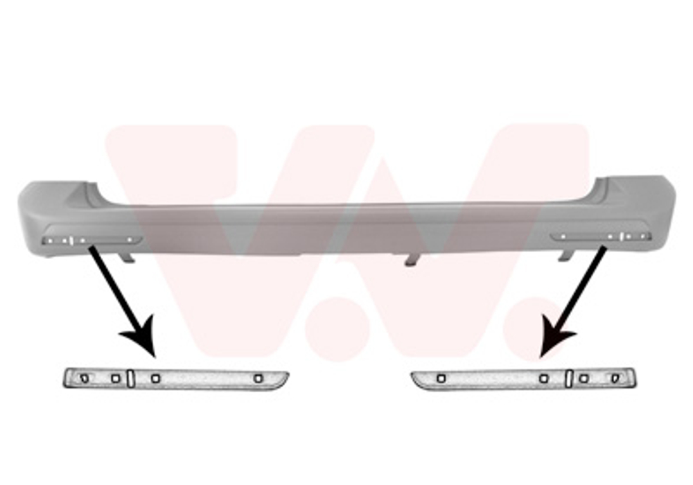 VAN WEZEL - 5897546-VAN - Bumper - Povrat artikla narucenog iz Njemacke nije moguc.