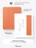 Чехол книжка для iPad 7/8/9 (10,2")/ Pro (10,5") Gurdini Milano Series Orange