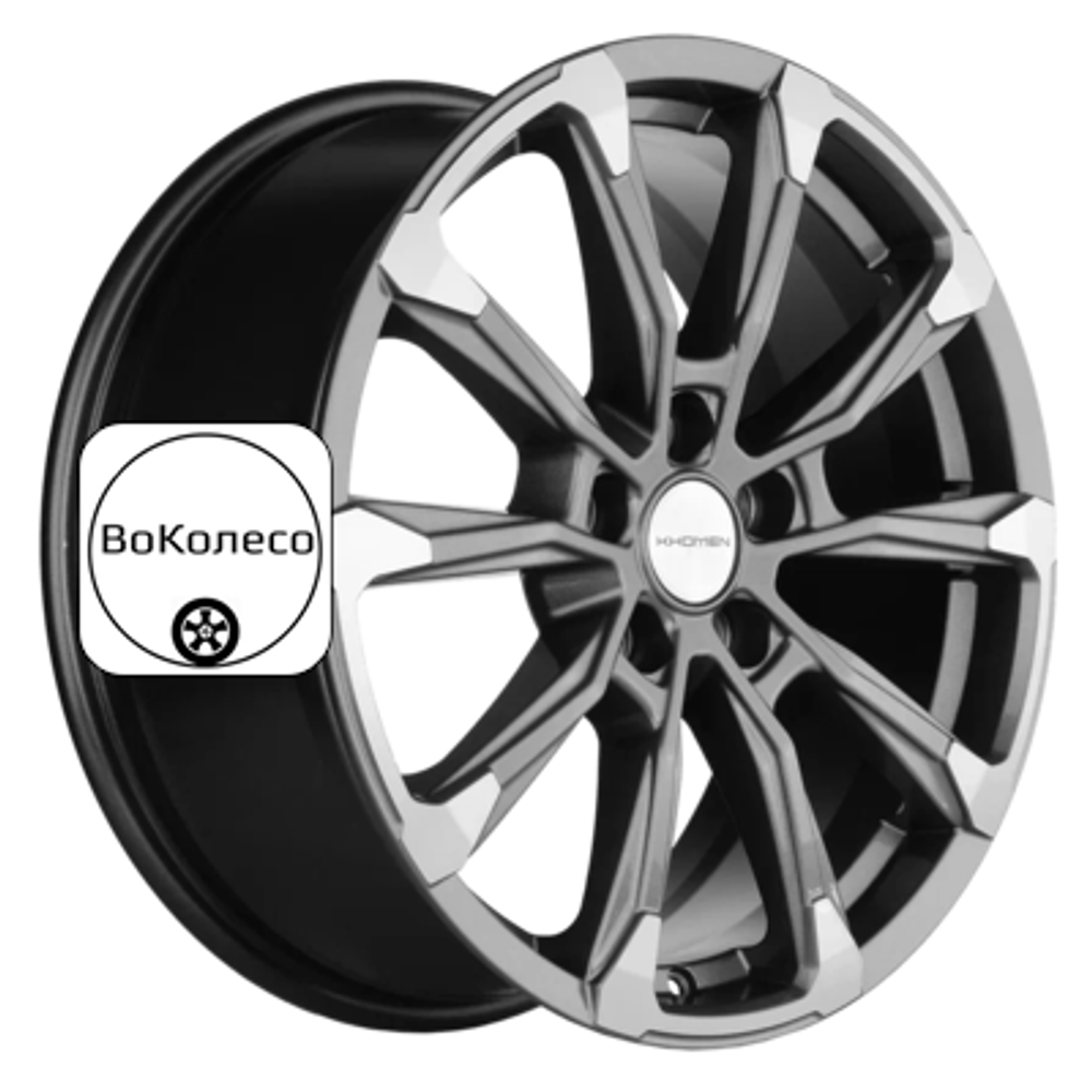 7,5x18/5x114,3 ET50 D54,1 KHW1808 (Geely Coolray) Gray-FP Khomen Wheels
