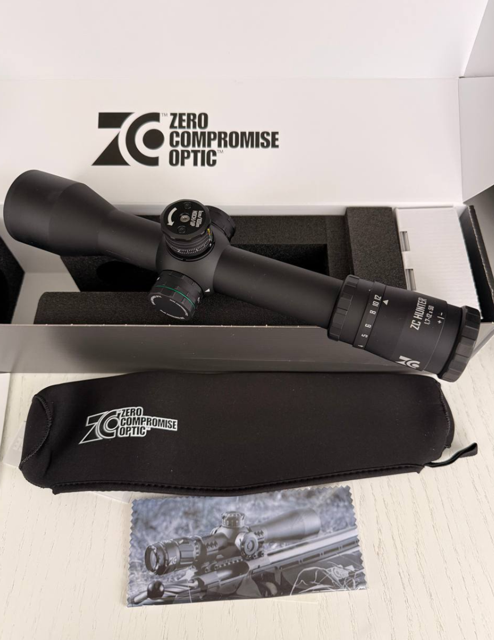 Оптический прицел ZCO ZC Hunter 1,7-12x50 SFP MHR