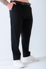 Брюки Mike x NEBBIA Tapered Fit Black Trousers 155