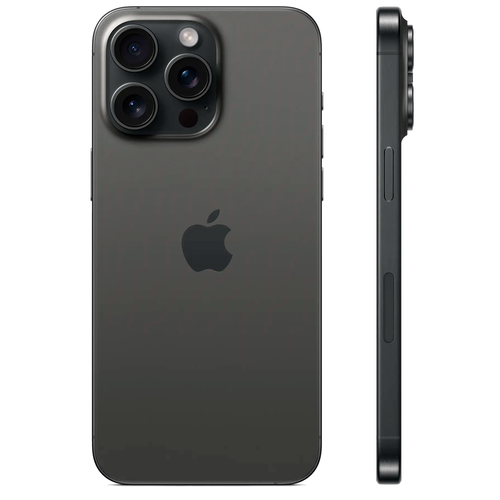 Смартфон Apple iPhone 15 Pro Max 256GB Dual Sim, Black Titanium (Черный)