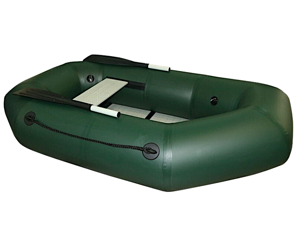 Лодка ПВХ Polar Bird Чирок Гребная PB-190Т Teal со стеклокомпозитной сланью и банкой -
