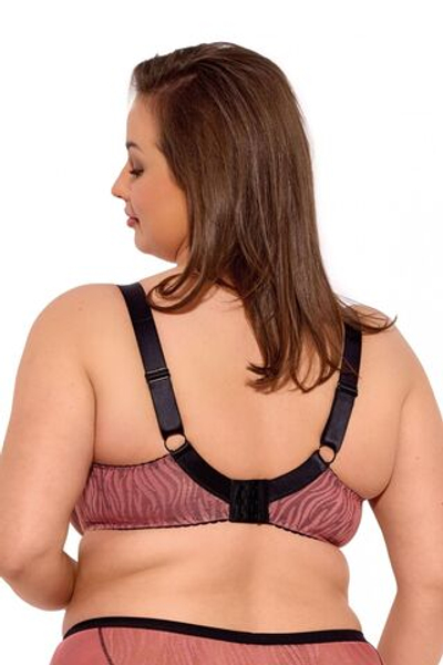 Бюстгальтер Lise с чашками +size на тонком поролоне (Размер: 80I) (Цвет: грязно-розовый)
