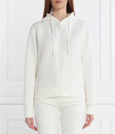 Худи ALLIE SCUBA HOODIE ZIP GUESS ACTIVE - белый(V3RQ11 K7UW2)