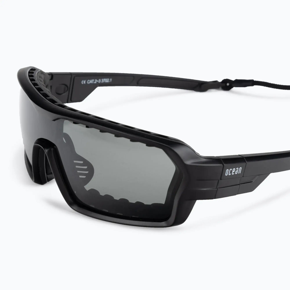 Спортивные очки с диоптриями OCEAN Chameleon Matt Black / Grey Polarized lenses