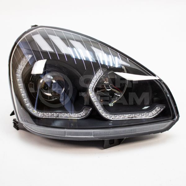 Фары Лада Приора передние в стиле BMW (ver.2) с Bi LED модулями 2,5 дюйма