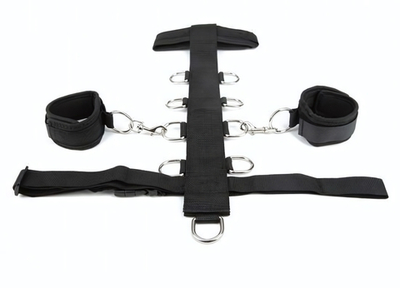 Набор для фиксации рук к телу Adjustable Neck & Wristraint Set (Цвет: черный)