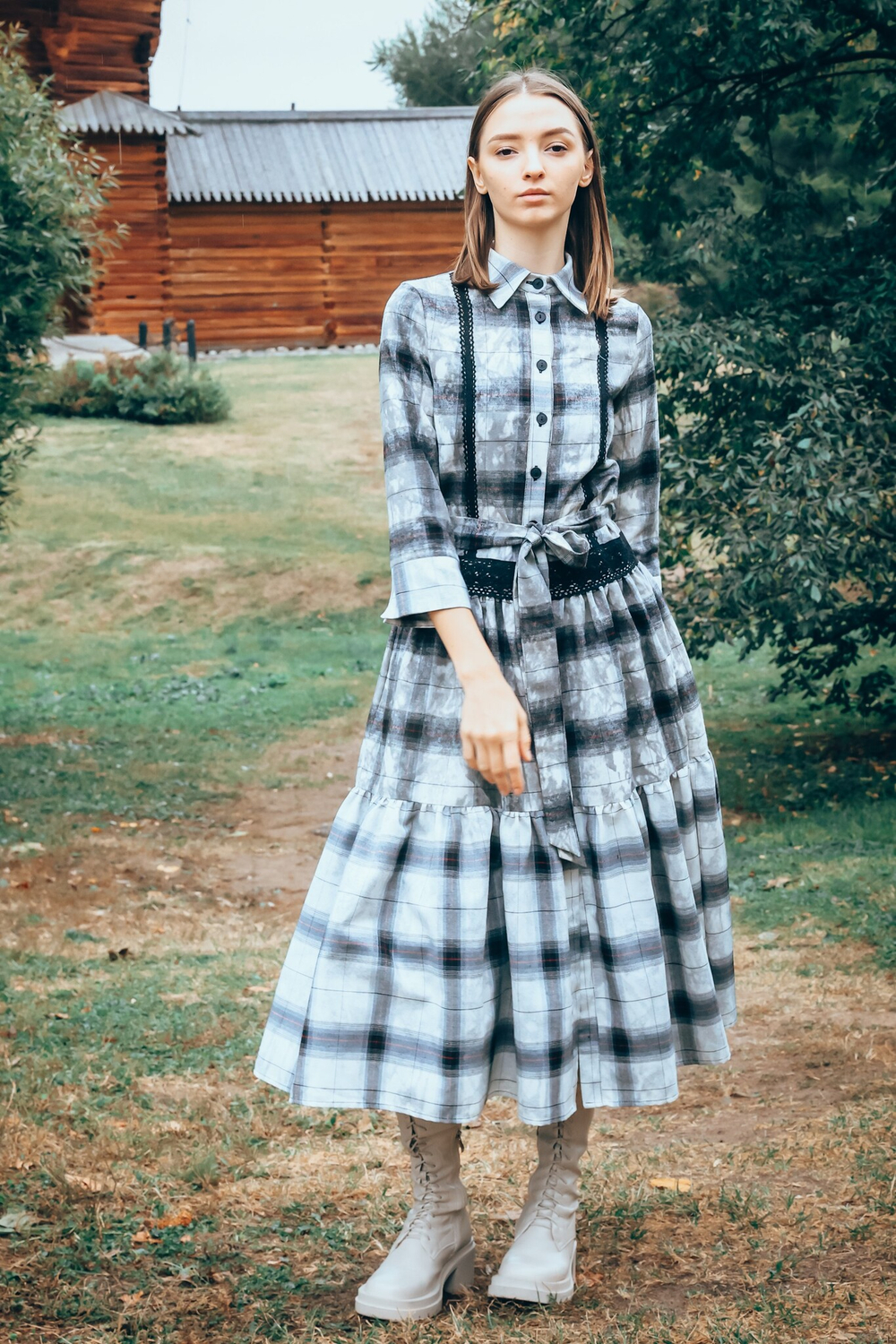 Dress "Vivienne. Plaid"