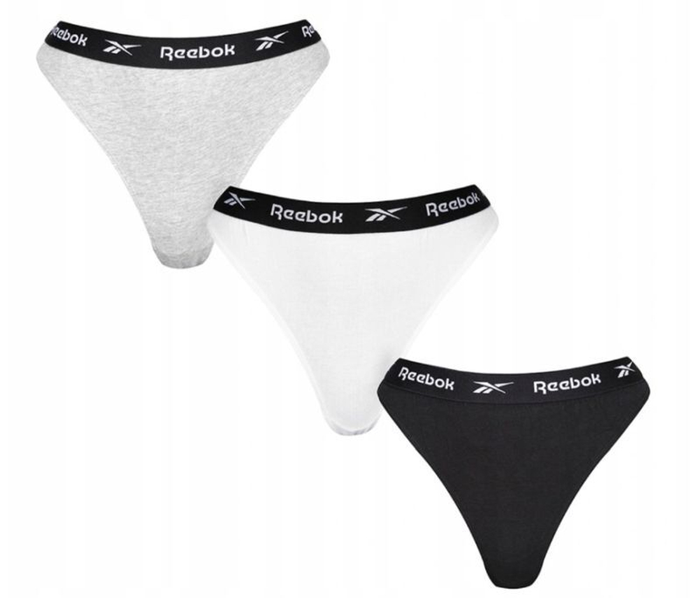 Спортивные трусы Reebok Brief LOTTY Womens 3P - black/white/grey marl