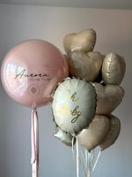 Воздушные шары на выписку девочки №9213