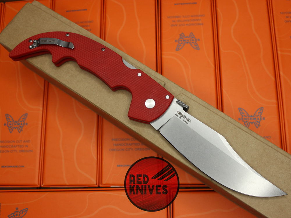 Нож Cold Steel Espada Large - красная рукоять, клинок стоунвош