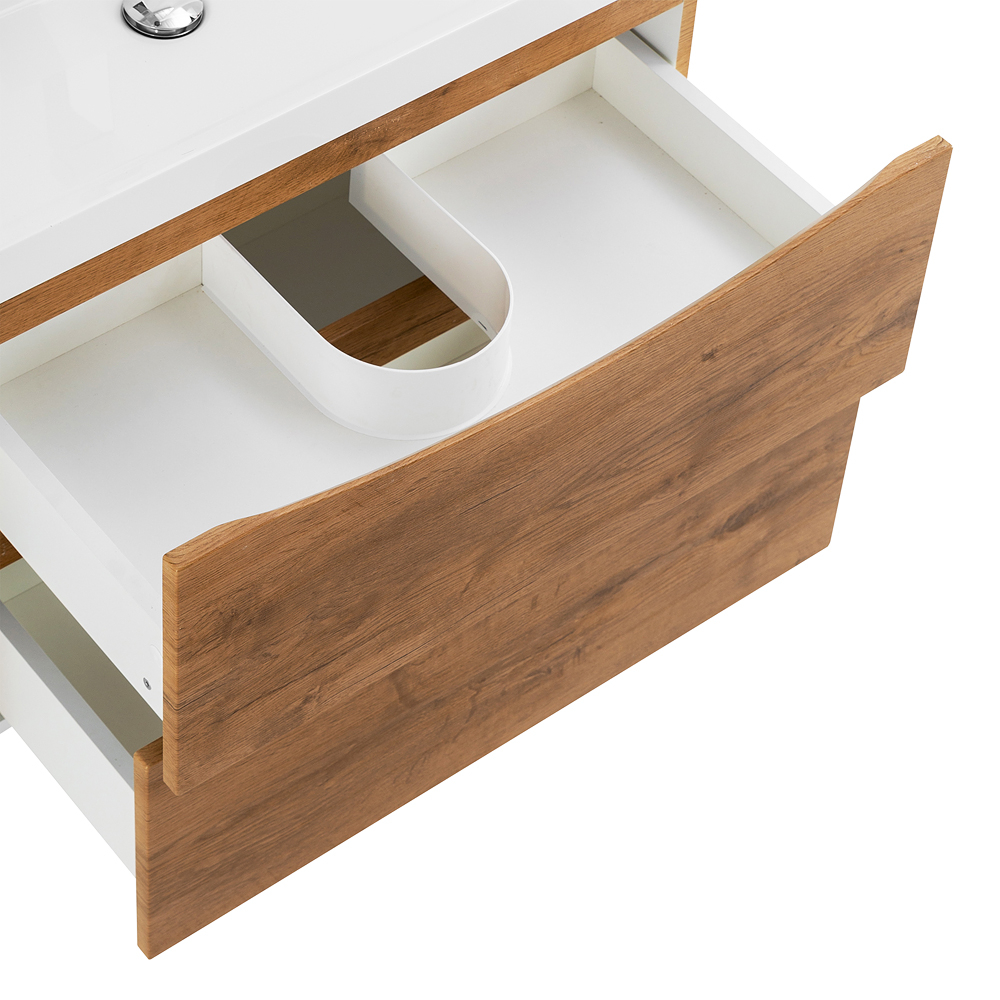 Тумба подвесная с раковиной BelBagno MARINO-600-2C-SO-RN-P