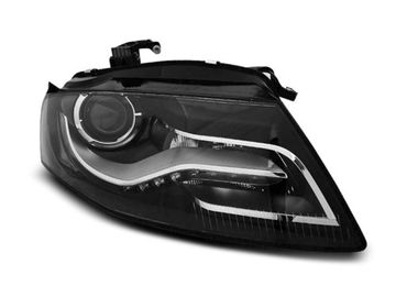 Передние фары tru drl black для Audi A4 B8