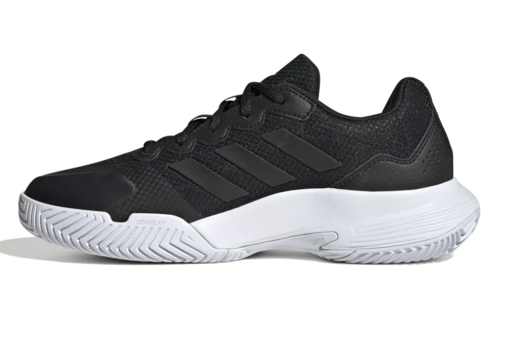 Женские теннисные кроссовки Adidas GameCourt 2 W - core black/core black/silver metallic