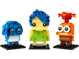 Конструктор LEGO BrickHeadz 40749 Радость, печаль и тревога
