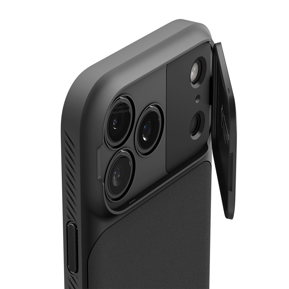 Чехол Spigen Optik Armor Mag с защитой камеры для iPhone 17 Pro Max Black