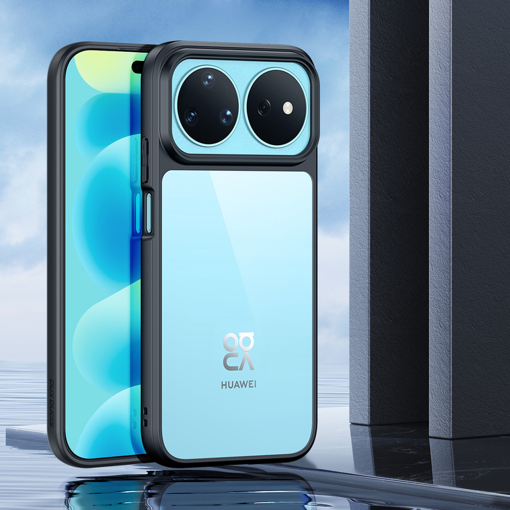 Чехол усиленный защитный с черными рамками для Huawei Nova 16 Pro и Nova 16 Ultra, серия Aimo Series от Dux Ducis