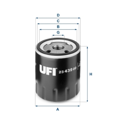 UFI - 2343900-UFI - Oil Filter