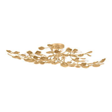 Corbett Menorca Semi Flush, 76 cm, Vintage Gold Leaf
