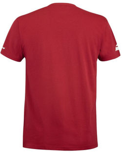 Мужская теннисная футболка Babolat Cotton Lebron - красный