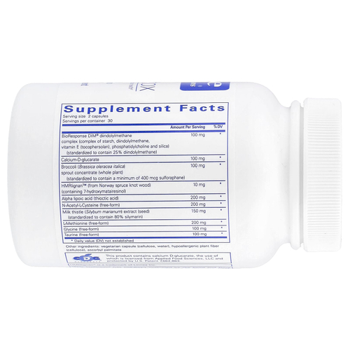 Pure Encapsulations, DIM Detox`` 60 капсул