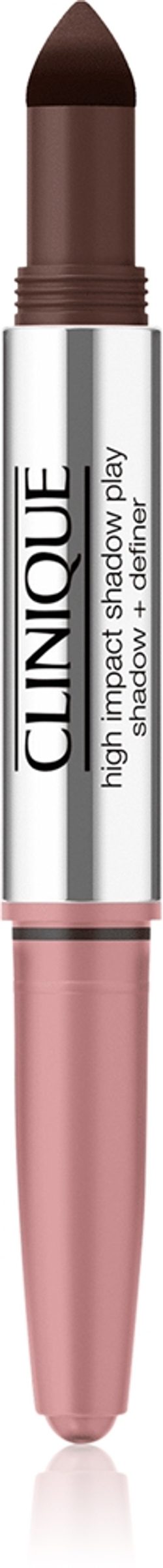 Clinique High Impact Shadow Play - Тени для век в карандаше двойной оттенок Pink + Black Honey, 1 g