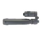 Пластиковый приклад МР-155, МР-135, DLG Tactical. Черный