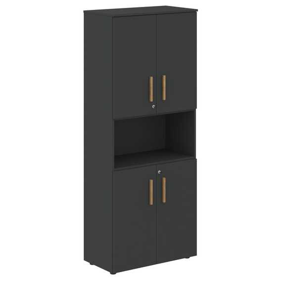 Шкаф с 2-мя комп-ми малых дверей и топом FHC 80.4(Z)  802х429х1983 FORTA