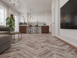 Ламинат SPC CronaFloor Herringbone Дуб Тулон