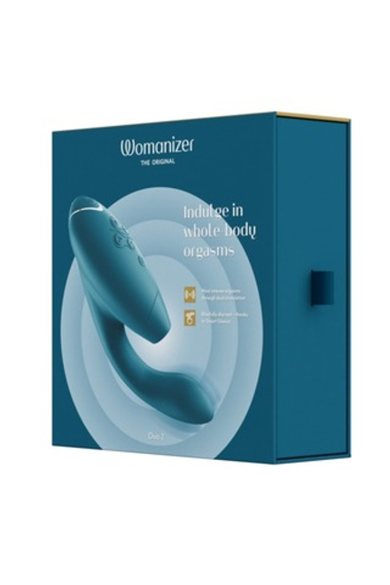 Womanizer Duo 2 – Многофункциональный стимулятор (бирюзовый)