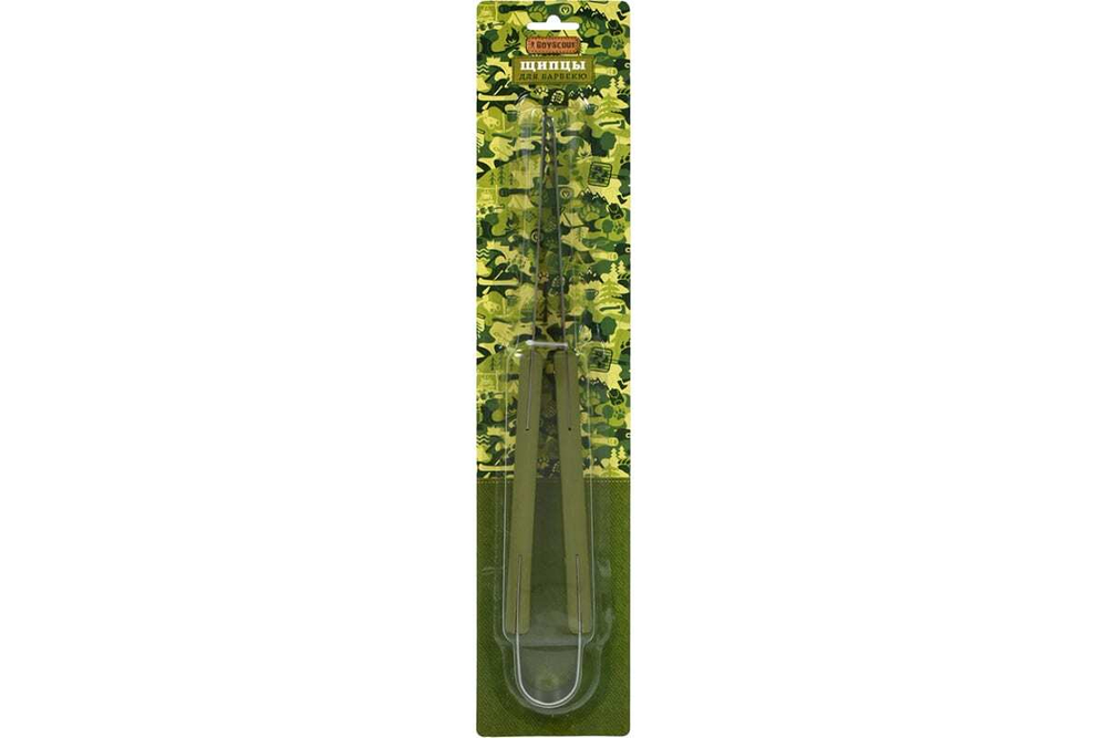 ЩИПЦЫ ДЛЯ БАРБЕКЮ BOYSCOUT 39СМ НЕРЖ/СТАЛЬ 61314
